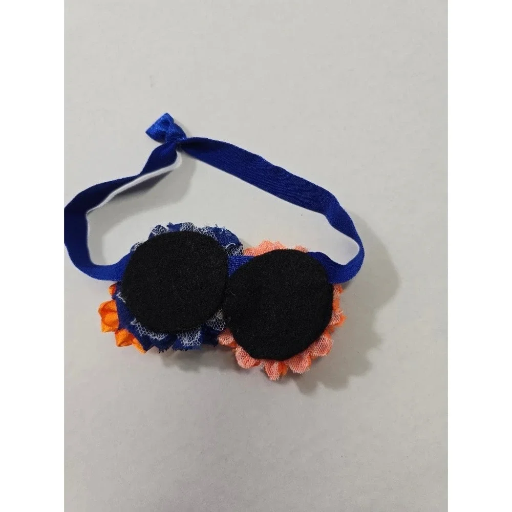 Handmade Florida Gators Headband Infant OS Blue Orange Excellent‎ Rosette Logo